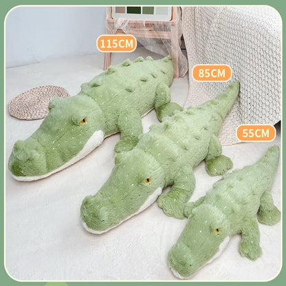 Cuddly Green Stuffed Animal Crocodile Toy