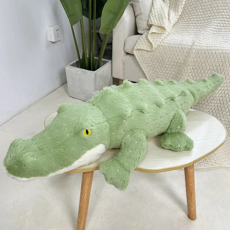 Cuddly Green Stuffed Animal Crocodile Toy