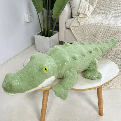 Cuddly Green Stuffed Animal Crocodile Toy