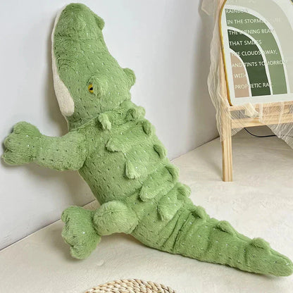 Cuddly Green Stuffed Animal Crocodile Toy
