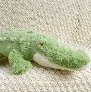 Cuddly Green Stuffed Animal Crocodile Toy