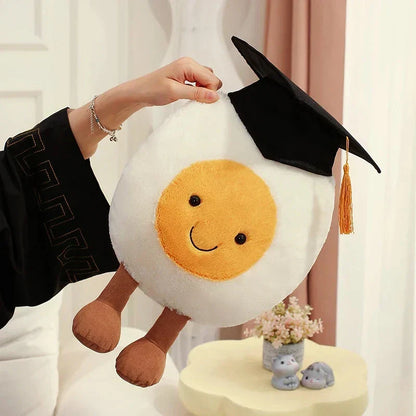 Cuddly Pastel Egg Pillow Toy