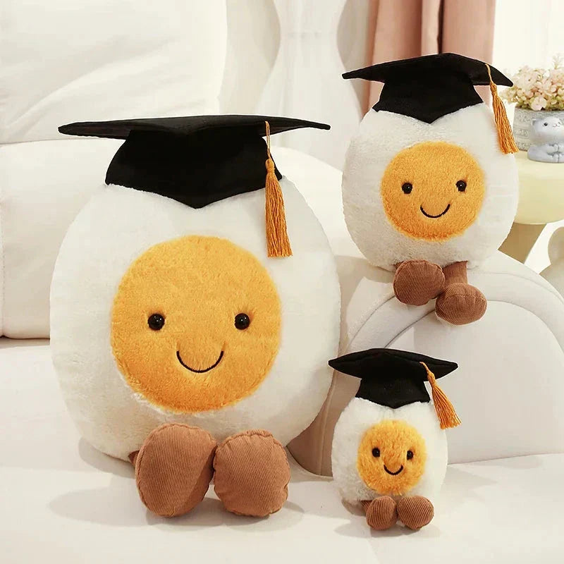 Cuddly Pastel Egg Pillow Toy