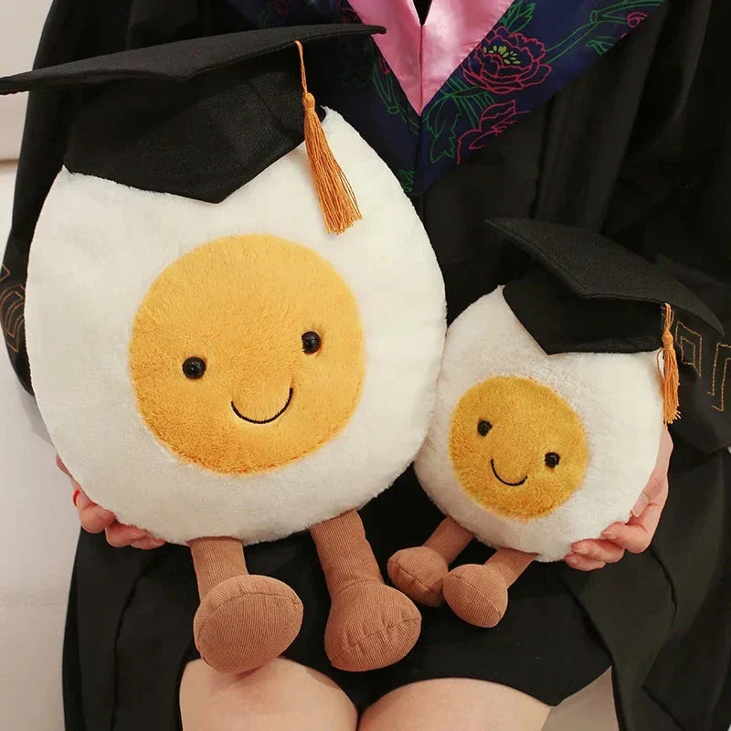 Cuddly Pastel Egg Pillow Toy