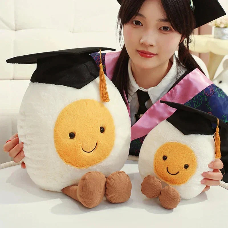 Cuddly Pastel Egg Pillow Toy