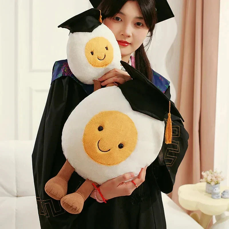 Cuddly Pastel Egg Pillow Toy