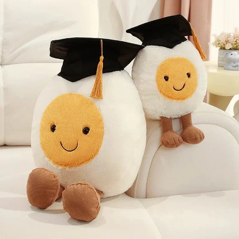 Cuddly Pastel Egg Pillow Toy