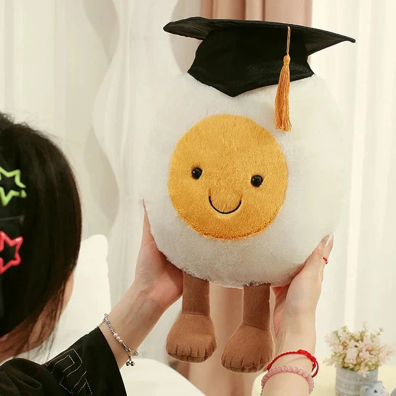 Cuddly Pastel Egg Pillow Toy