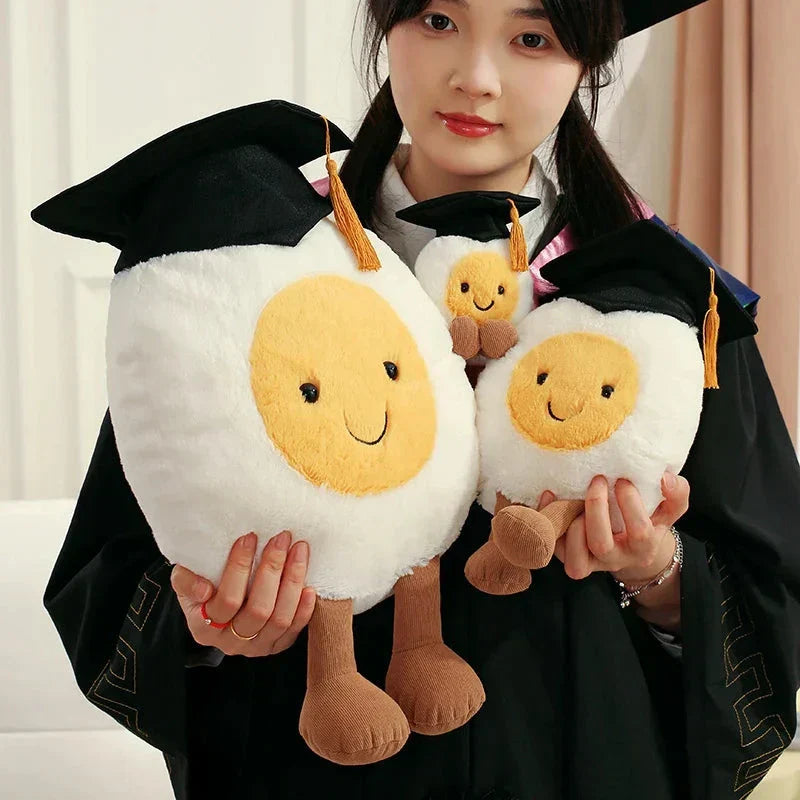 Cuddly Pastel Egg Pillow Toy