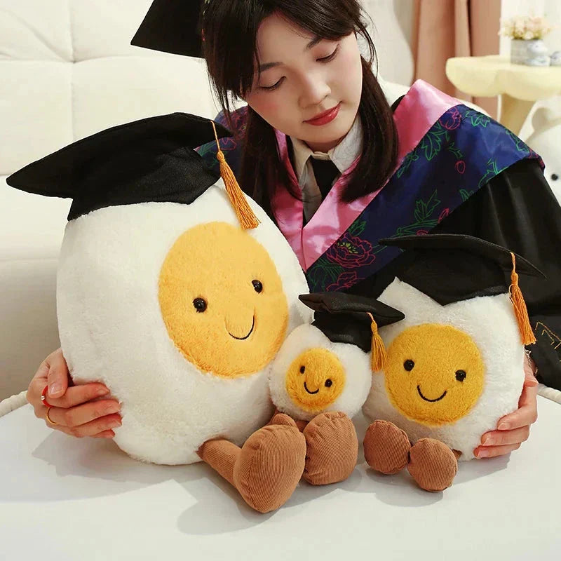 Cuddly Pastel Egg Pillow Toy