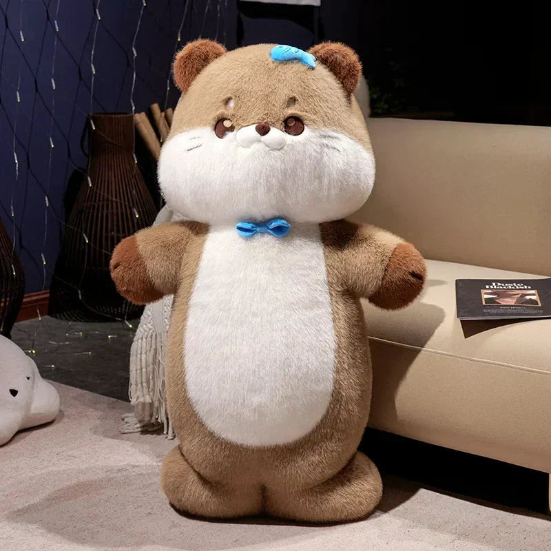 Cuddly Otter Plush Toy Blanket