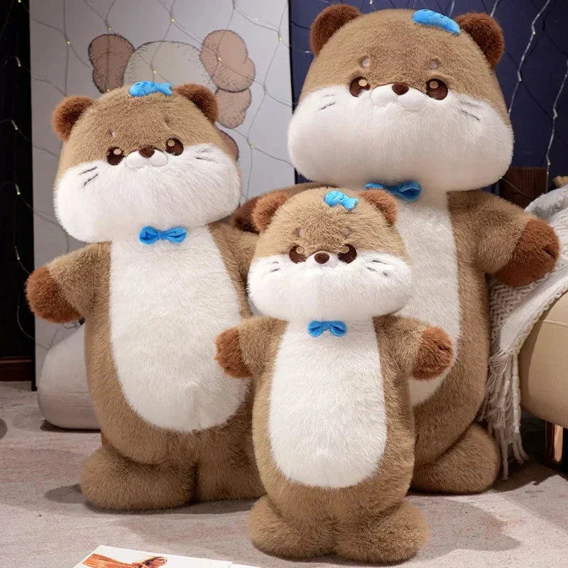 Cuddly Otter Plush Toy Blanket
