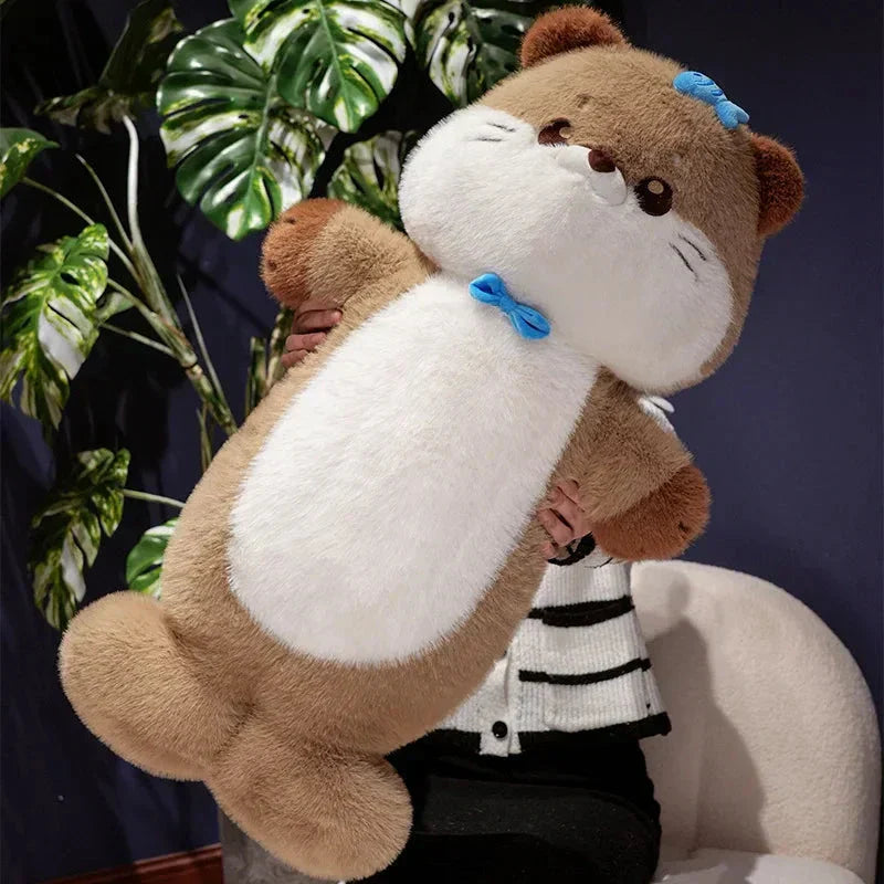 Cuddly Otter Plush Toy Blanket