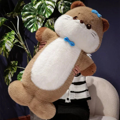 Cuddly Otter Plush Toy Blanket