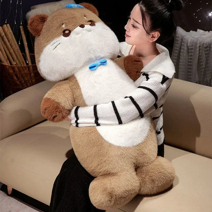 Cuddly Otter Plush Toy Blanket