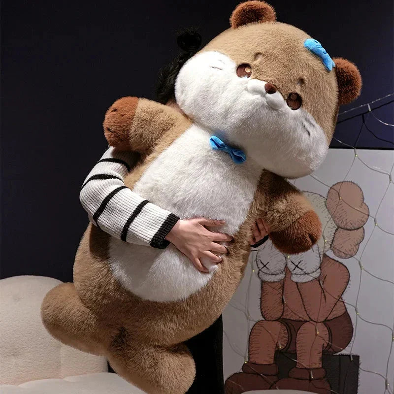 Cuddly Otter Plush Toy Blanket