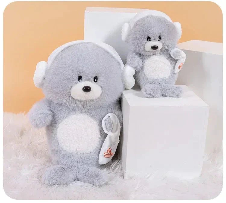 Cute Sauna Seal Soft Toy