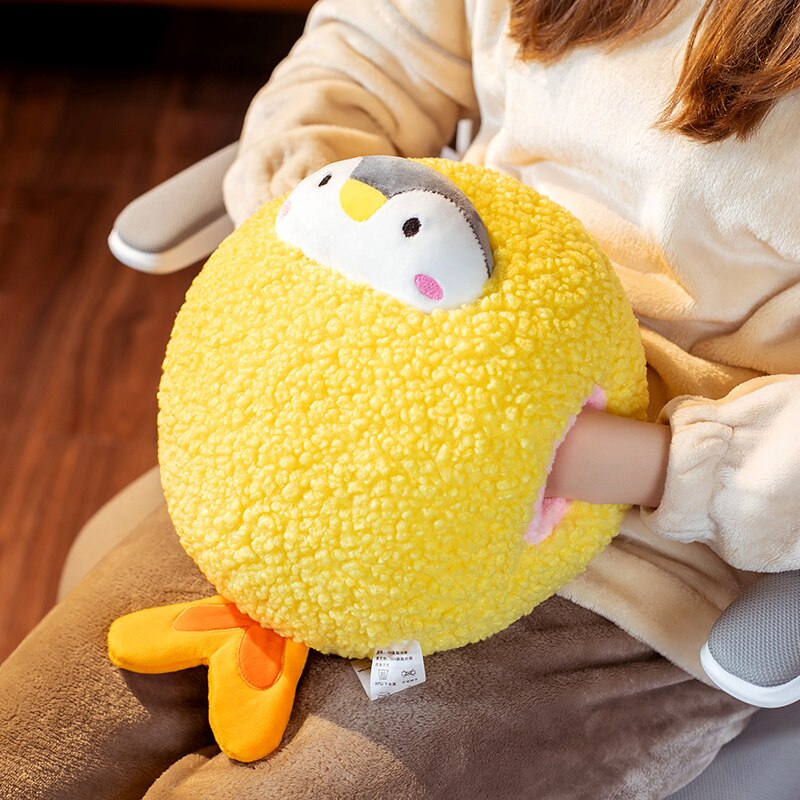 Soft Penguin Heat Hand Warmers Plush Toys