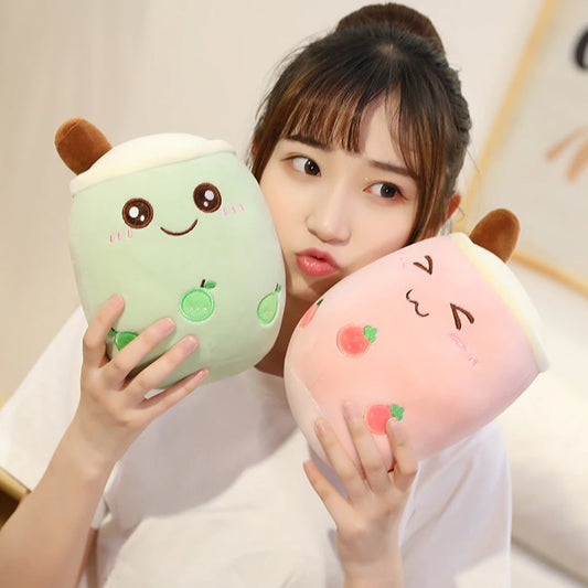 Cute Fruit Bubble Tea Soft Toy Set - Befez
