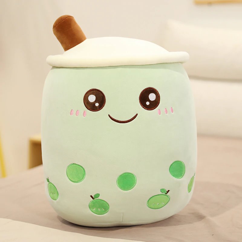 Cute Fruit Bubble Tea Soft Toy Set