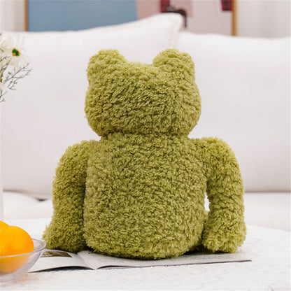 Cute Green Muscle Frog Stuffed Toy
