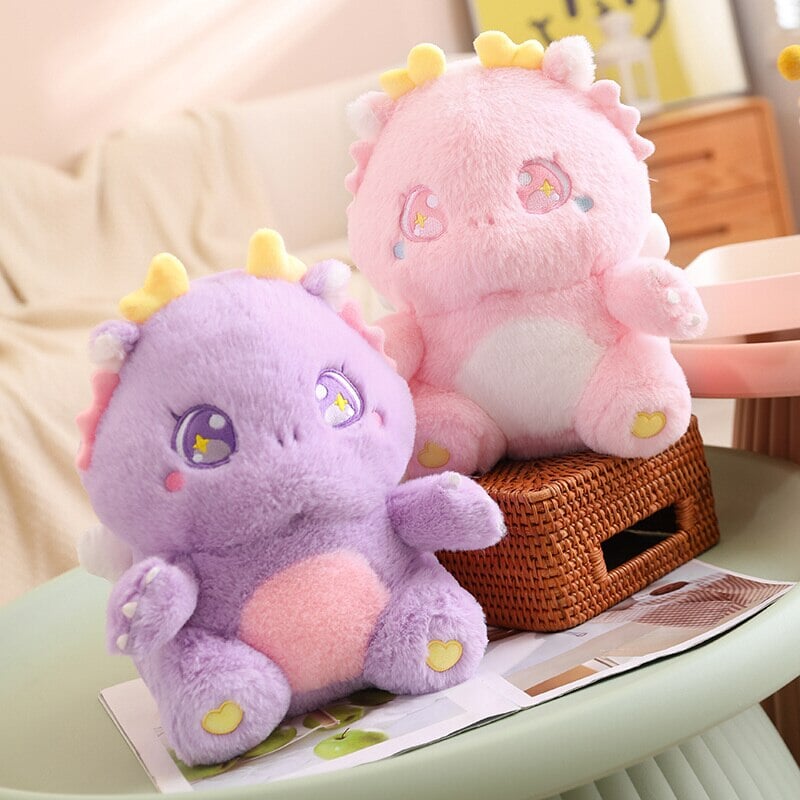 Cuddly Dragon Plush Toy Set