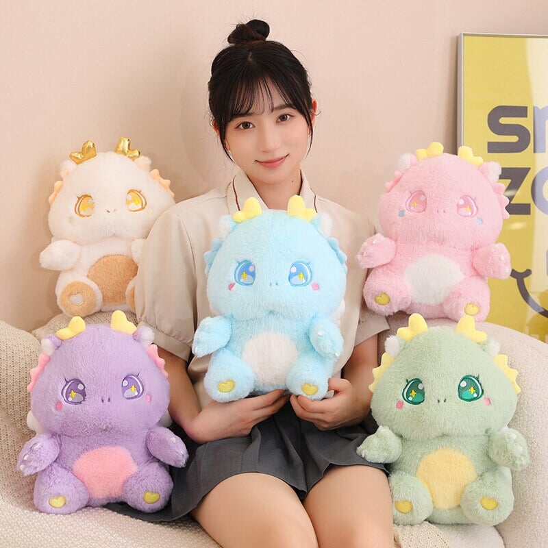 Cuddly Dragon Plush Toy Set