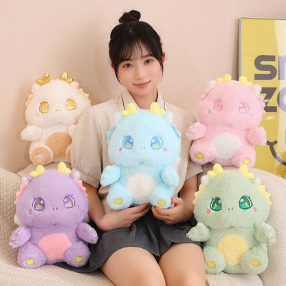 Cuddly Dragon Plush Toy Set