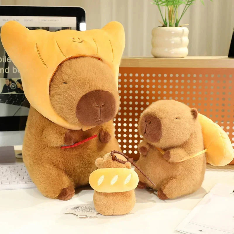 Soft Cuddly Croissant Kawaii Plush Toy