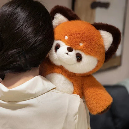 Cute Cat & Red Panda Soft Plush Friends