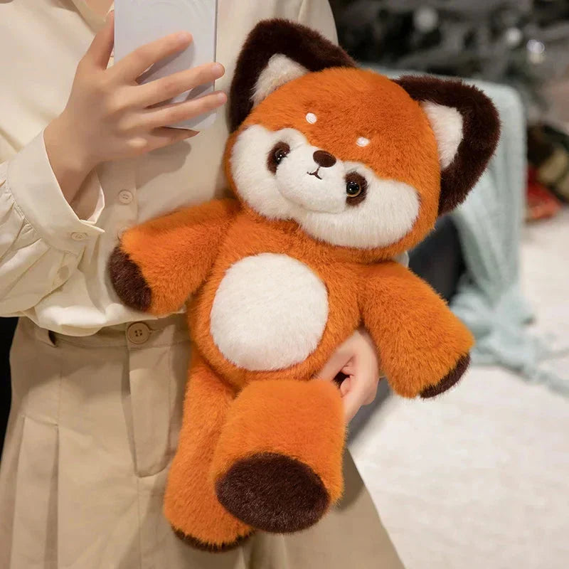 Cute Cat & Red Panda Soft Plush Friends