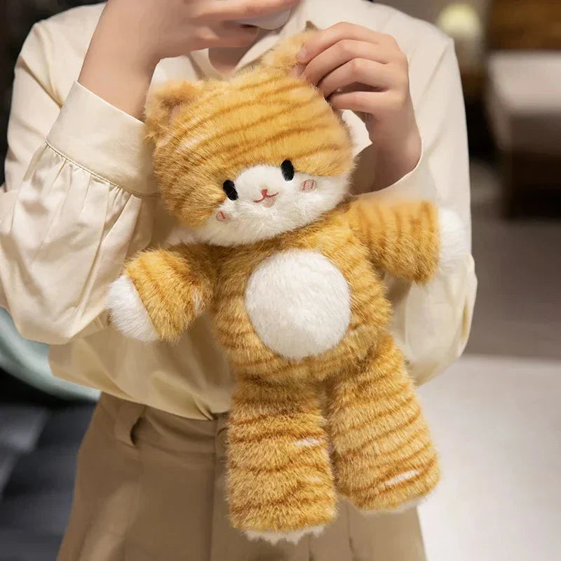 Cute Cat & Red Panda Soft Plush Friends
