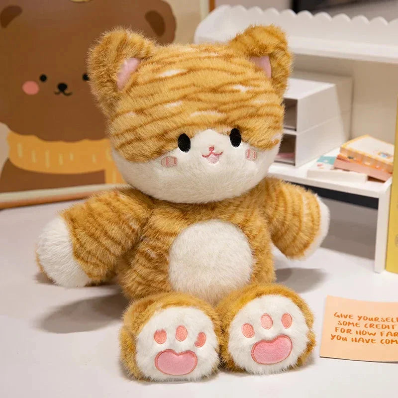 Cute Cat & Red Panda Soft Plush Friends