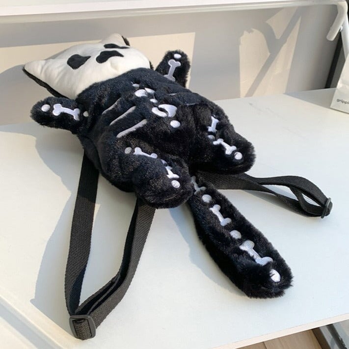 Cute Small Skeleton Soft Backpack