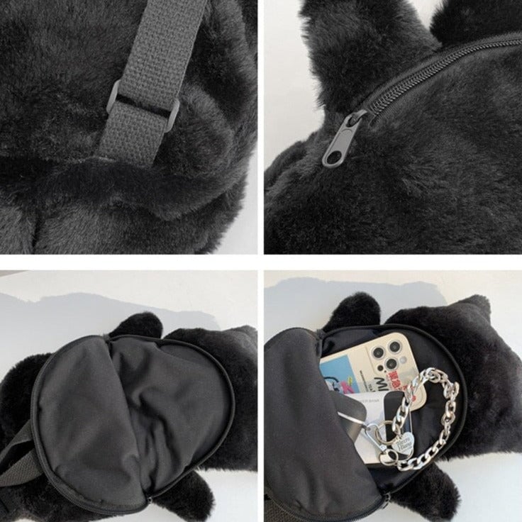 Cute Small Skeleton Soft Backpack