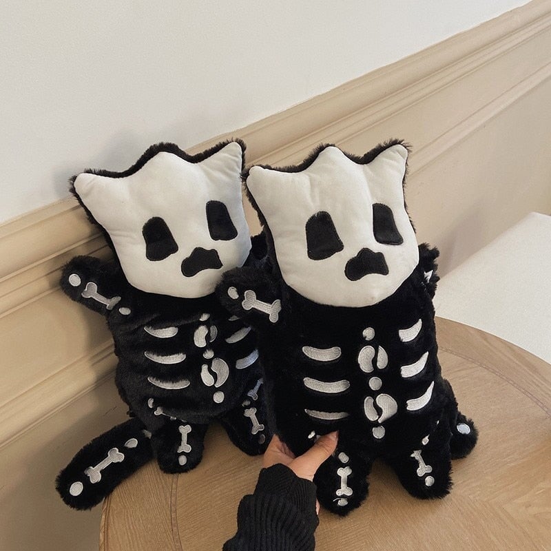 Cute Small Skeleton Soft Backpack