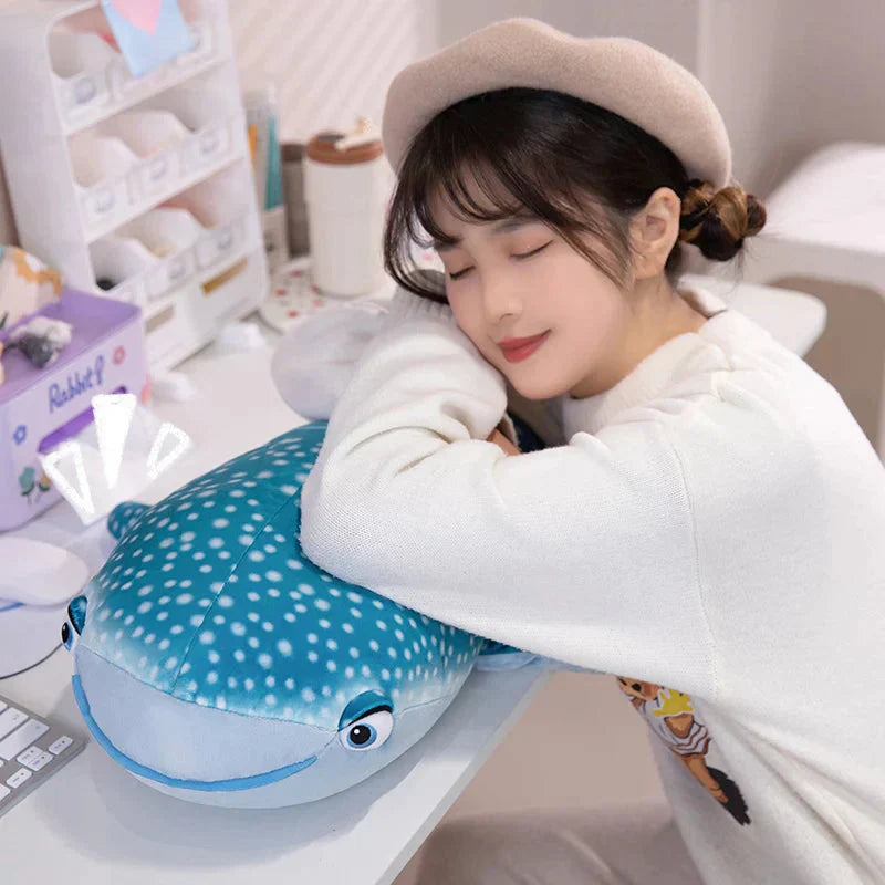 Cute Blue Whale Soft Stuffed Animal Toy