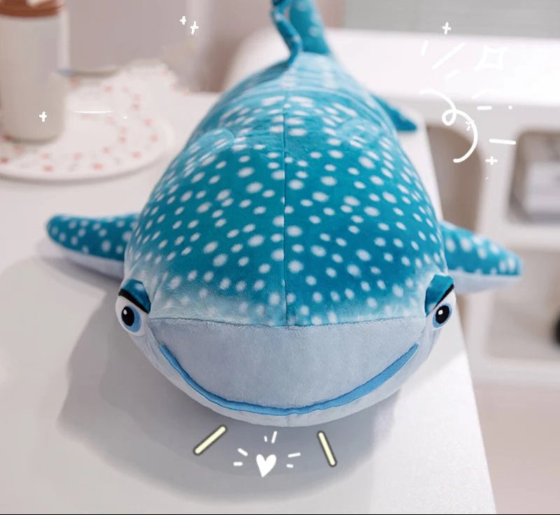 Cute Blue Whale Soft Stuffed Animal Toy
