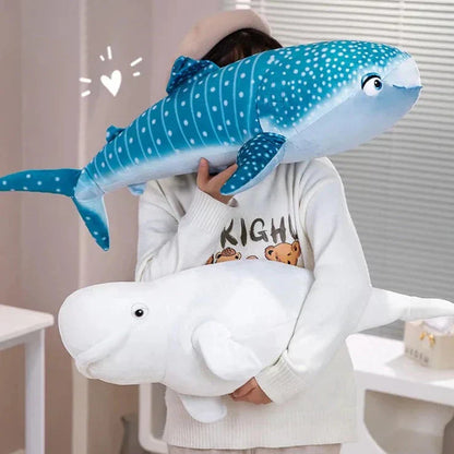 Cute Blue Whale Soft Stuffed Animal Toy