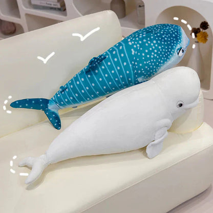 Cute Blue Whale Soft Stuffed Animal Toy
