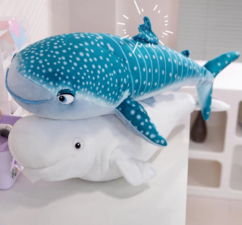 Cute Blue Whale Soft Stuffed Animal Toy