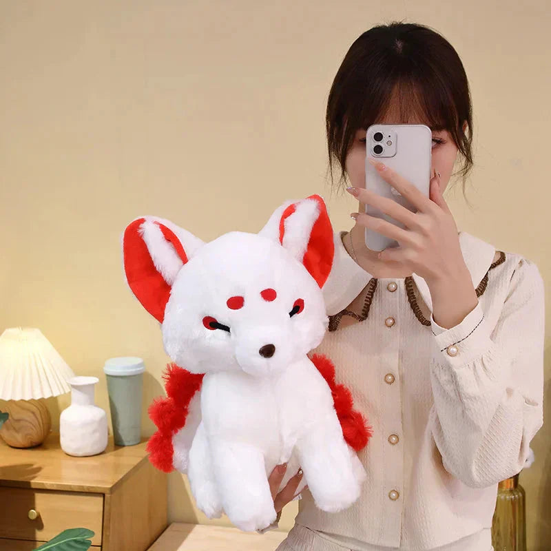 Cute White Fox Soft Plush Toy