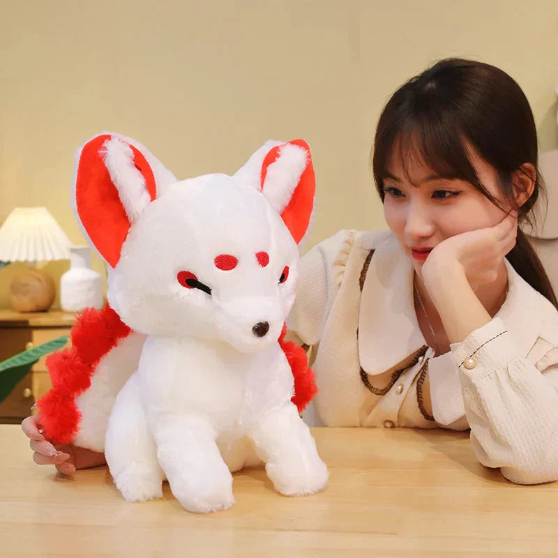 Cute White Fox Soft Plush Toy