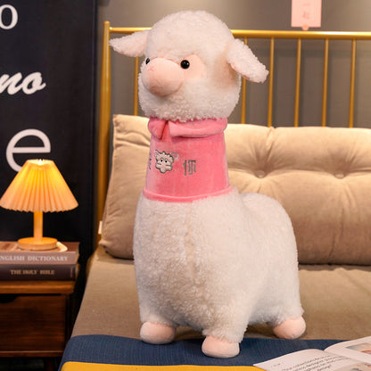 Soft Pastel Cute Alpaca Plush Toy