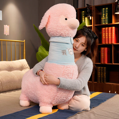 Soft Pastel Cute Alpaca Plush Toy