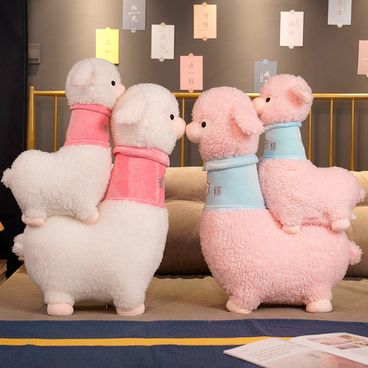 Soft Pastel Cute Alpaca Plush Toy - Befez