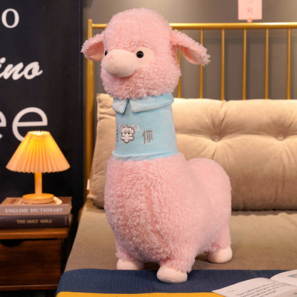 Soft Pastel Cute Alpaca Plush Toy