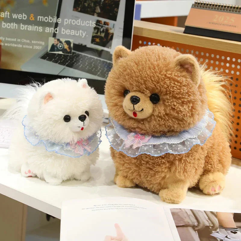 Cute Pomeranian Dog Soft Toy Plushies