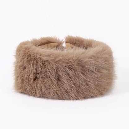Soft Fuzzy Winter Headband for Ladies