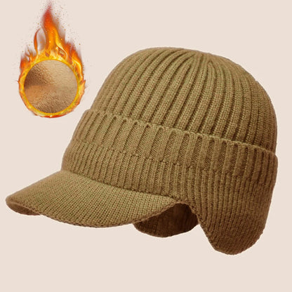 Warm Men's Fleece Winter Beanie Hat